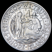 1/2 доллара 1936 "300 лет Род-Айленду" (США) S