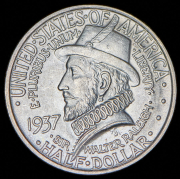1/2 доллара 1937 "350 лет колонии Роанок" (США) 