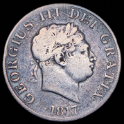 1/2 кроны 1817 (Великобритания)