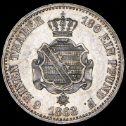 1/6 талера 1863 (Саксония)