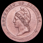 1 цент 1847 (Либерия)