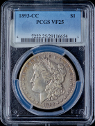 1 доллар 1893 (США) (в слабе)