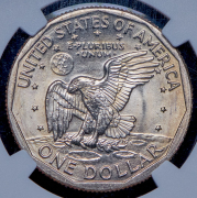 1 доллар 1981 "Сьюзен Энтони" (США) (в слабе) D