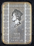 1 доллар 2012 "Святая Ксения Петербуржская" (Ниуэ)