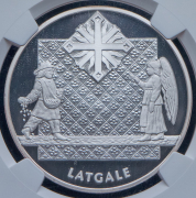1 лат 2004 "Время и ценности - Латгалия" (Латвия) (в слабе)