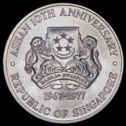 10 долларов 1977 (Сингапур)