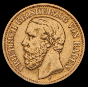 10 марок 1876 (Баден) G