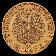 10 марок 1876 (Баден) G