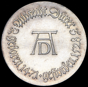10 марок 1971 "500 лет со дня рождения Альбрехта Дюрера" (ГДР)