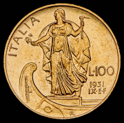 100 лир 1931 (Италия) R