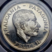 100 песо 1992 (Араукания и Патагония) (в слабе)