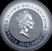 2 доллара 2008 "Стойкий оловянный солдатик" (Острова Кука)