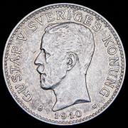 2 кроны 1910 (Швеция) W