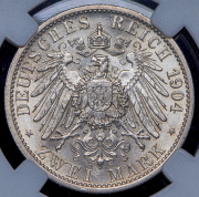 2 марки 1904 "400-летие со дня рождения Филиппа Благородного" (Гессен-Дармштадт) (в слабе)