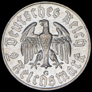 2 марки 1933 "450 лет со дня рождения Мартина Лютера" (Германия) G