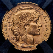 20 франков 1911 (Франция) (в слабе)