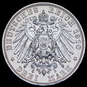 3 марки 1910 (Саксония) Е