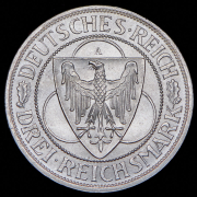 3 марки 1930 "Освобождение Рейнланда" (Германия) А