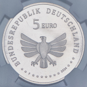 5 евро 2024 "Чудесный мир насекомых" (Германия) (в слабе) F