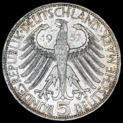 5 марок 1957 "100 лет со дня смерти Йозефа фон Эйхендорфа" (Германия) J