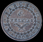 5 песет 1808 (Барселона)