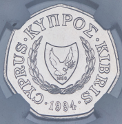 50 центов 1994 "Похищение Европы" (Кипр) (в слабе)