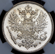 50 пенни 1916 (Финляндия) (в слабе) S