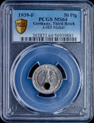 50 пфеннигов 1939 (Германия) (в слабе)