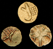 Набор из 3 монет Фанам 1881 (Индия)