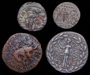 Набор из 4 античных монет