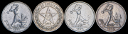 Набор из 4 сер. монет 50 копеек, Полтинник 1922-1926
