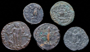 Набор из 5 античных монет