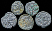 Набор из 5 античных монет