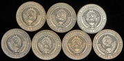 Набор из 7 монет Рубль 1967-1988 (СССР)