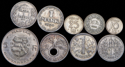 Набор из 9 сер. монет 1895-1969 (страны Европы)