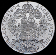 Талер 1780 "Мария Терезия". Рестрайк (Австрия)
