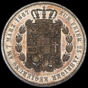 Талер 1867 (Мекленбург-Шверин) А