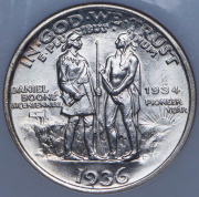 1/2 доллара 1936 "200 лет со дня рождения Даниэля Буна" (США) (в слабе)