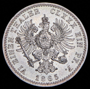 1/6 талера 1865 (Пруссия) А