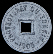 1/600 пиастра 1905 (Тонкин)