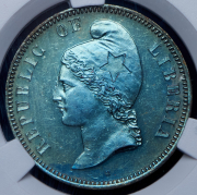 1 цент 1890. Пробная (Либерия) (в слабе) Е