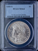 1 доллар 1880 (США) (в слабе)