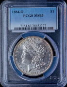 1 доллар 1884 (США) (в слабе)