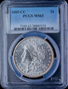 1 доллар 1885 (США) (в слабе)