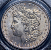 1 доллар 1886 (США) (в слабе) без букв