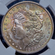 1 доллар 1898 (США) (в слабе) без букв