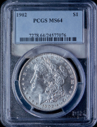 1 доллар 1902 (США) (в слабе)