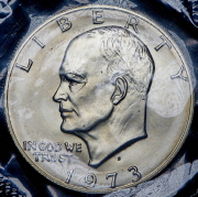 1 доллар 1973 (США) (в запайке) S