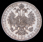 1 флорин 1860 (Австрия) A