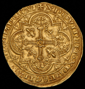 1 франк. Карл V Мудрый. Франция